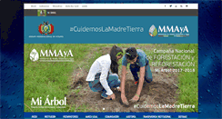 Desktop Screenshot of mmaya.gob.bo